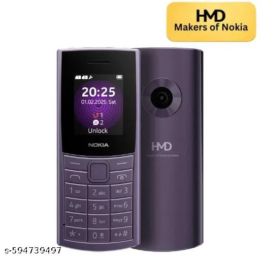 Nokia 110 Dual SIM 32MB (2024) Purple - 4G Handset